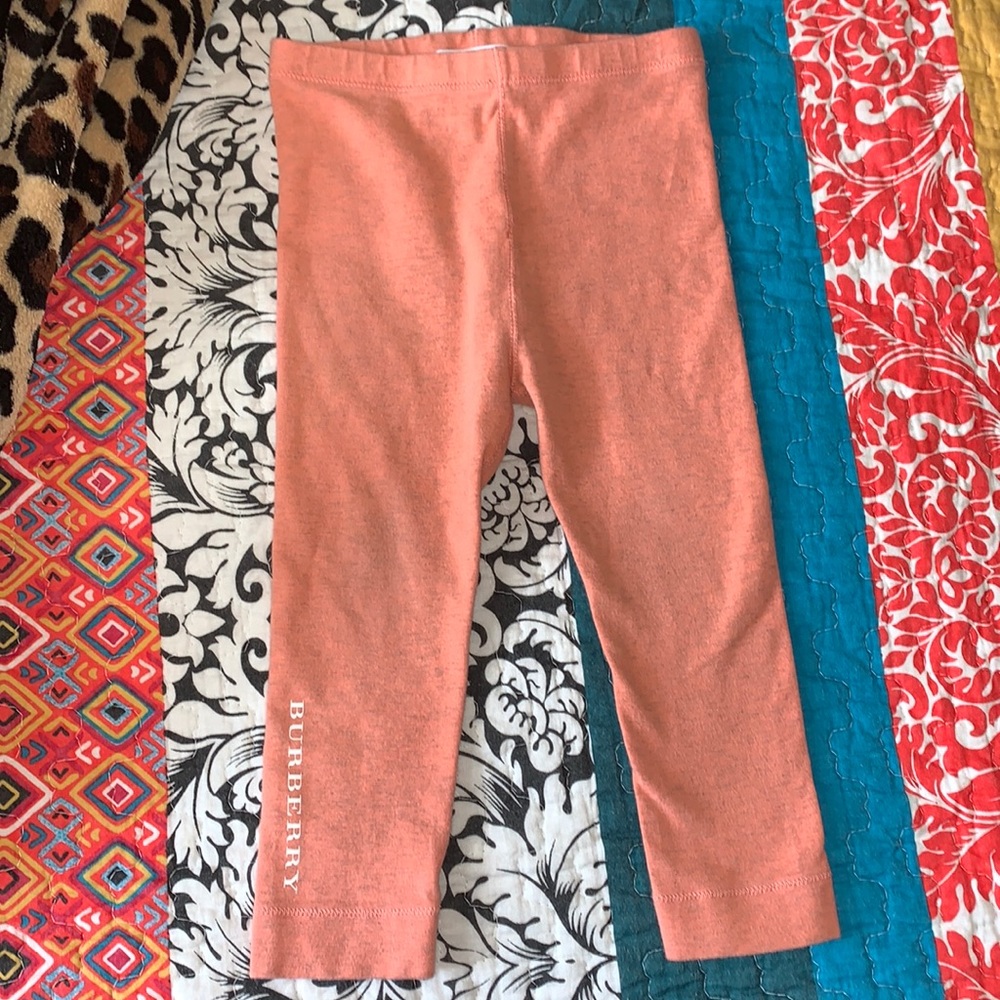 Worn baby Burberry leggings